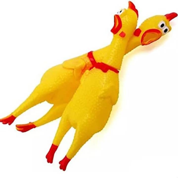 Tsyware - Wholesale Squishy Toy - Kids & Baby - Screaming Chicken Toy Rubber Squawking Chicken Big 12-inch 3