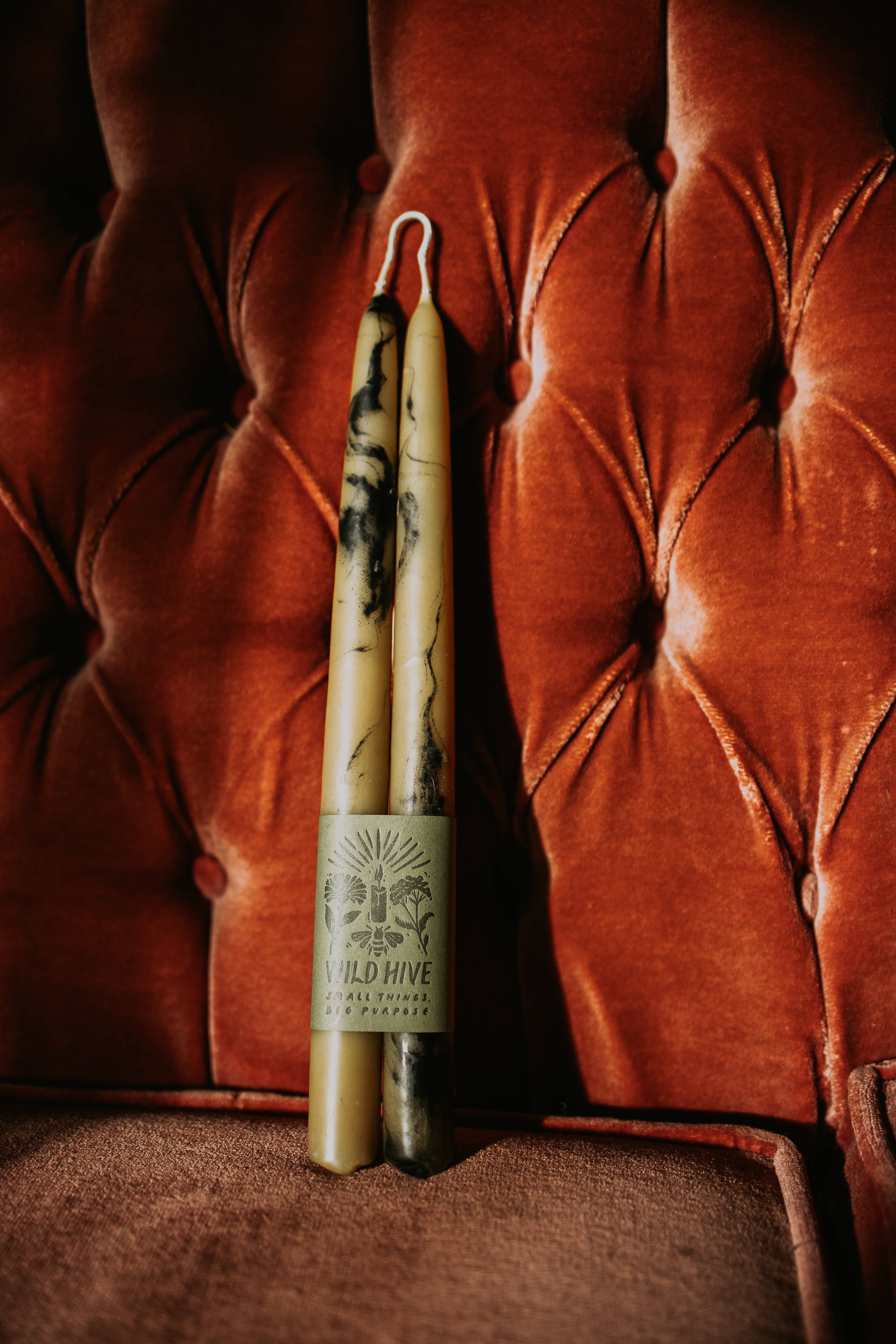 Wild Hive Apiary – Großhandel Konische Kerze/Kerzenhalter – Rauchige Kegelkerzen2