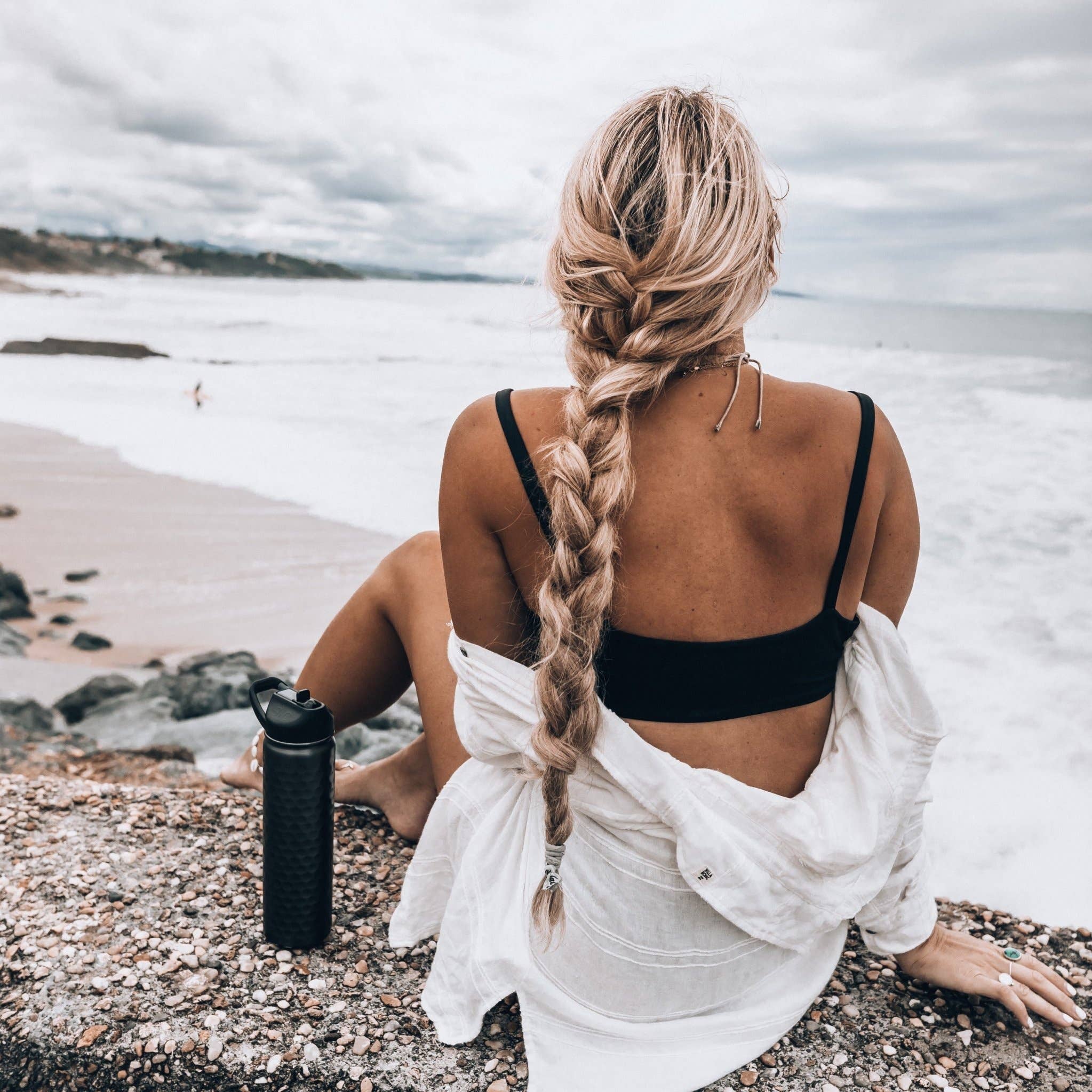 SIC Cups - Wholesale Water Bottle - 27 oz. SIC Sport Bottle | Hammered Gunmetal2