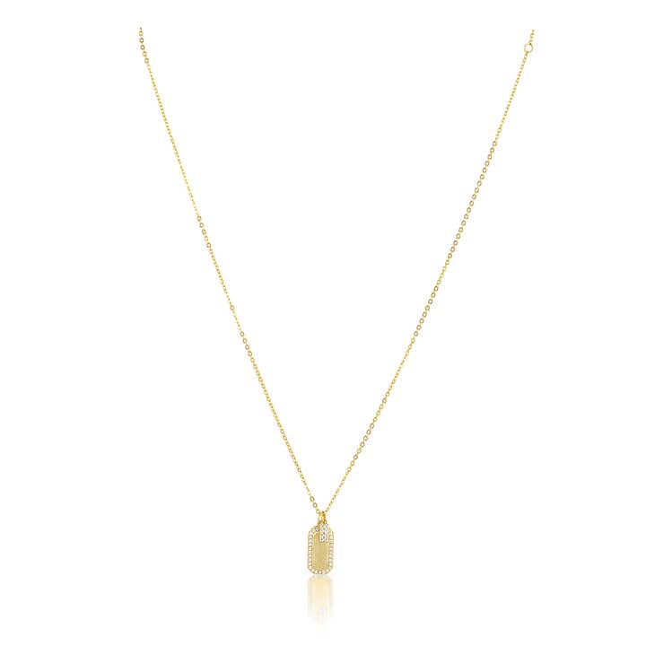 Sahira Jewelry Design - Wholesale Pendant/Charm Necklace - Mini Dog Tag Necklace