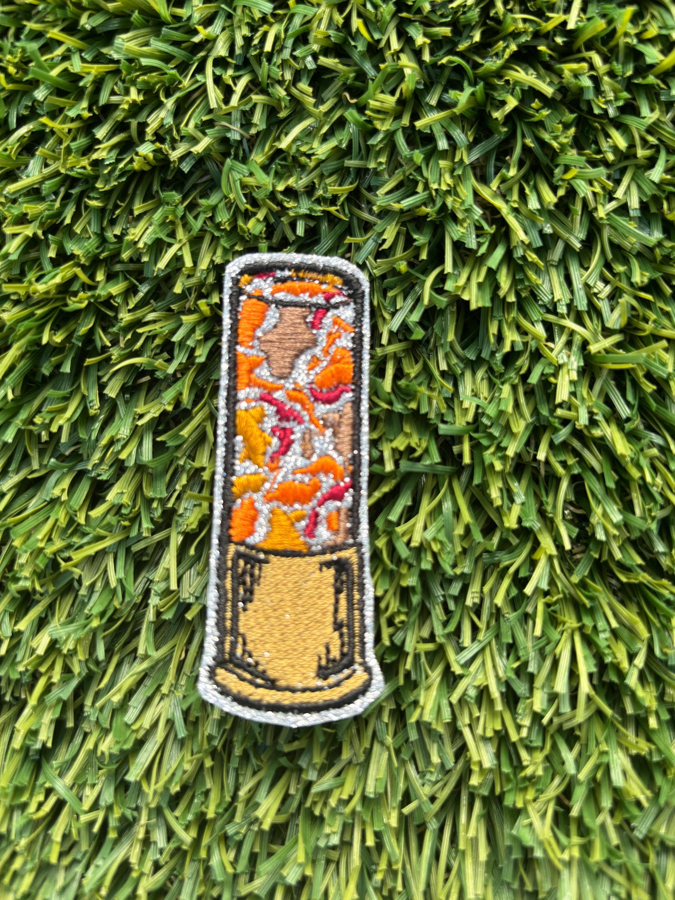 Eric Hill Designs, LLC - Wholesale Patch - Camo Shot Gun Shell Glitter Embroidered Patch9