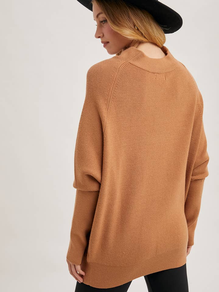 Bluivy - Wholesale Knit Sweater - Women's - SLOUCH NECK DOLMAN SLEEVED PULLOVER57