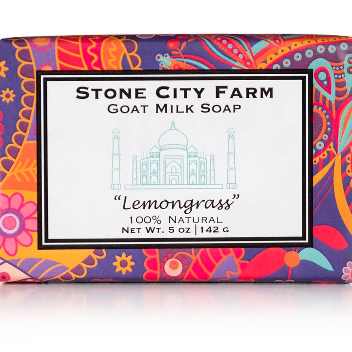 Lemongrass Goat Milk Soap for wholesale by Stone City Farm