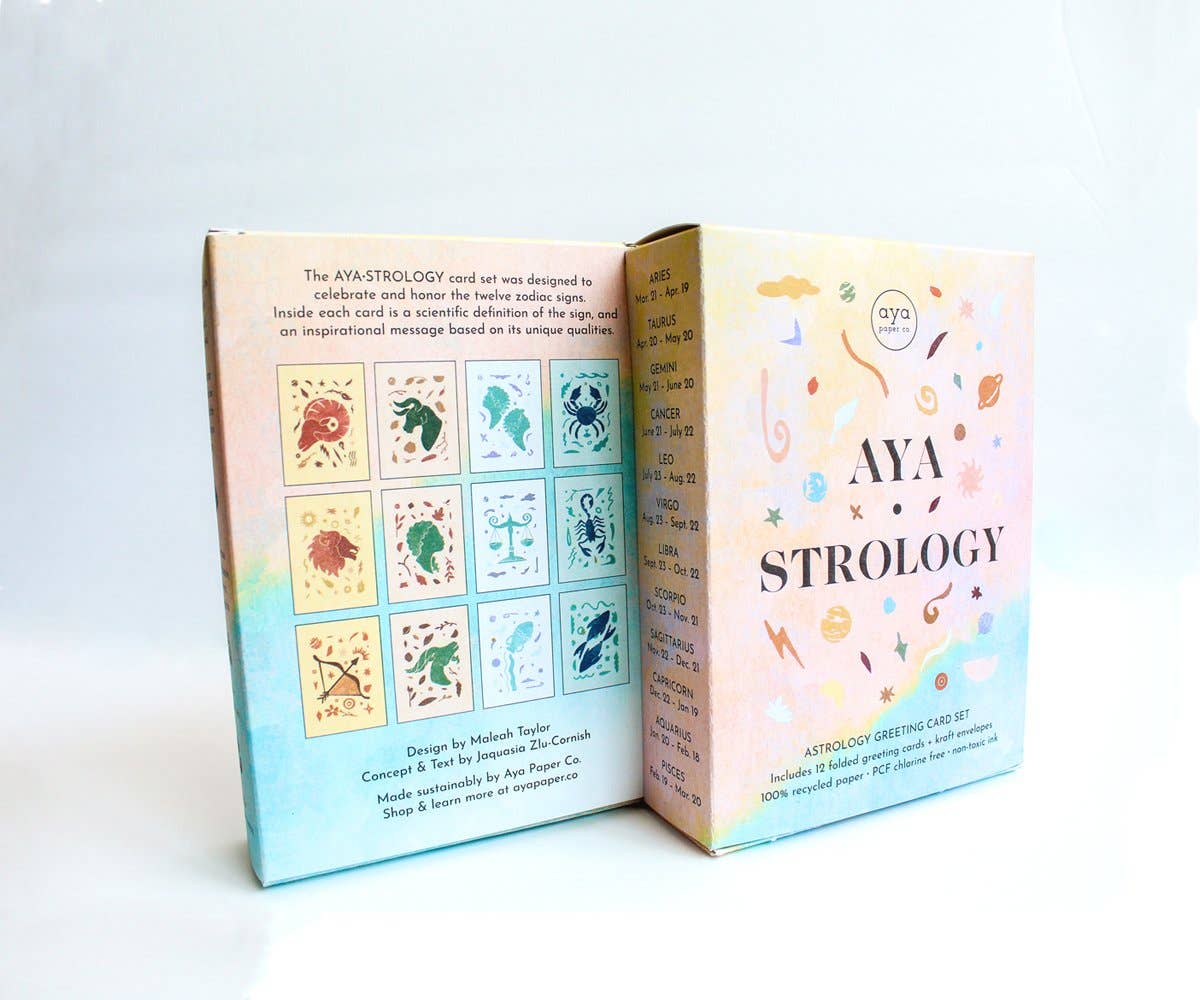 Aya Paper Co. - Wholesale Everyday Greeting Card - AYA•STROLOGY Astrology Greeting Card Set2