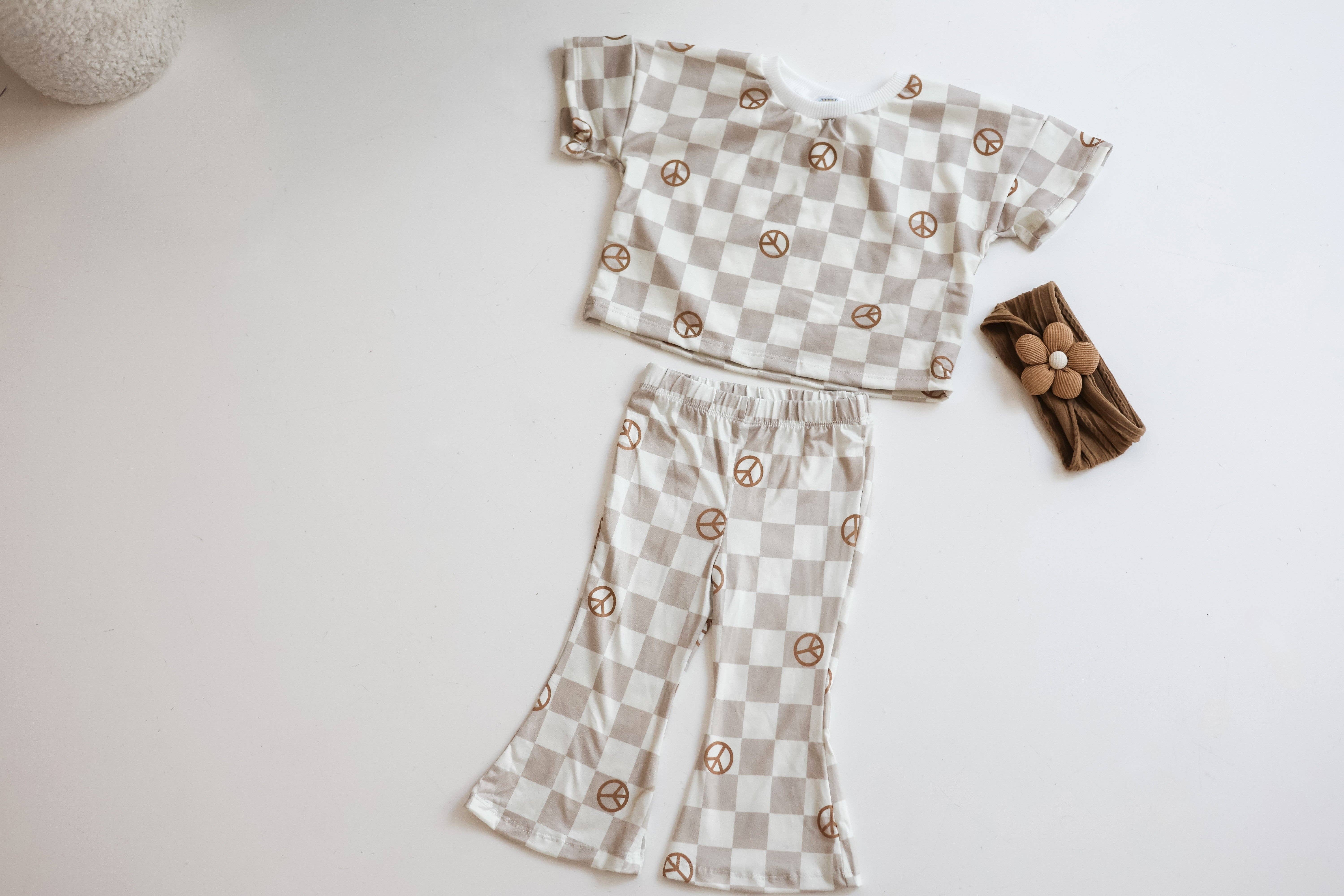 Celebrate Your Tribe - Wholesale Pants - Kids - Peace Out Flares5