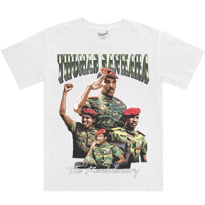 Sankara Bootleg Vintage Print White Tee for wholesale by Varsity54