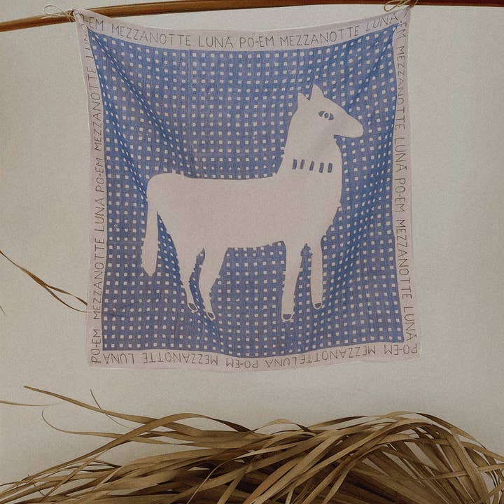 PO-EM - Wholesale Bandana – Women's - Block-printed Muslin Bandana