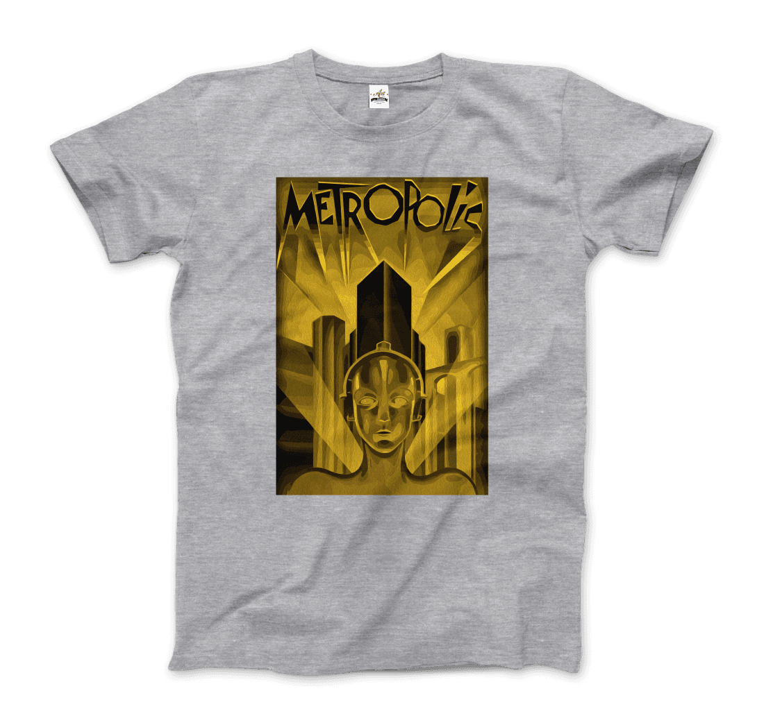 Art-O-Rama Shop – wholesale T-shirt (graphic) – unisex – Metropolis - 1927 Movie Poster Reproduction in Oil Paint T-Shirt7