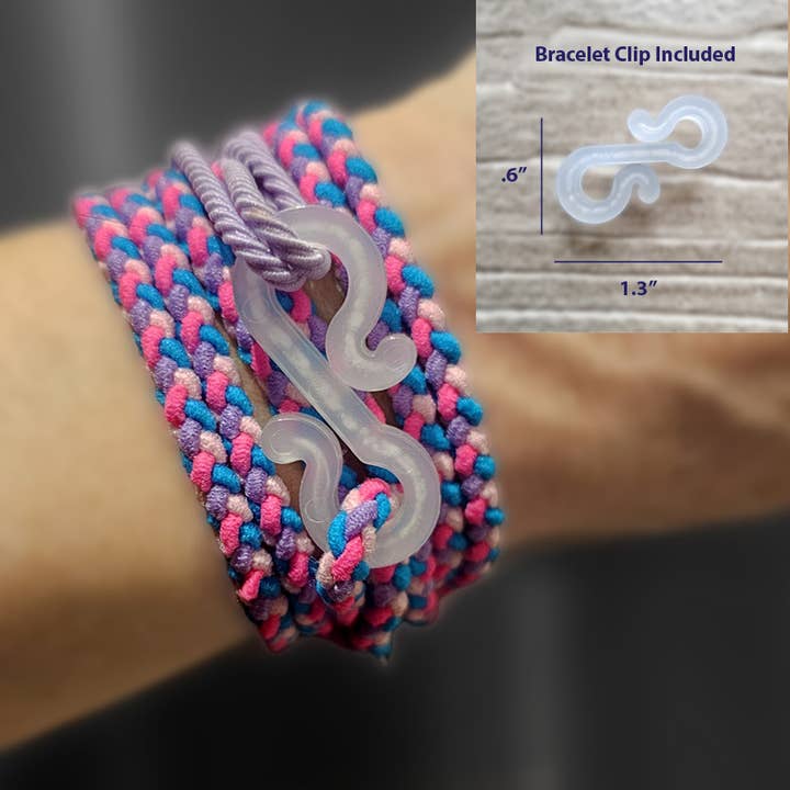 SasSea Wraps® - Wholesale Hair Tie - SasSea Wraps Hair Tie - Candyland Multi (L)4