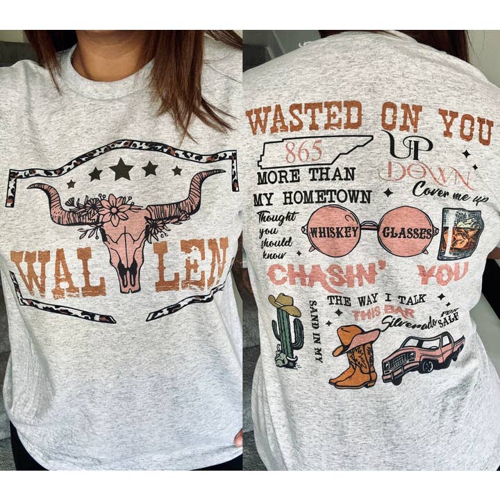 1989 Co. – wholesale Screen printed t-shirt – Women′s – Wallen Tracks Tee