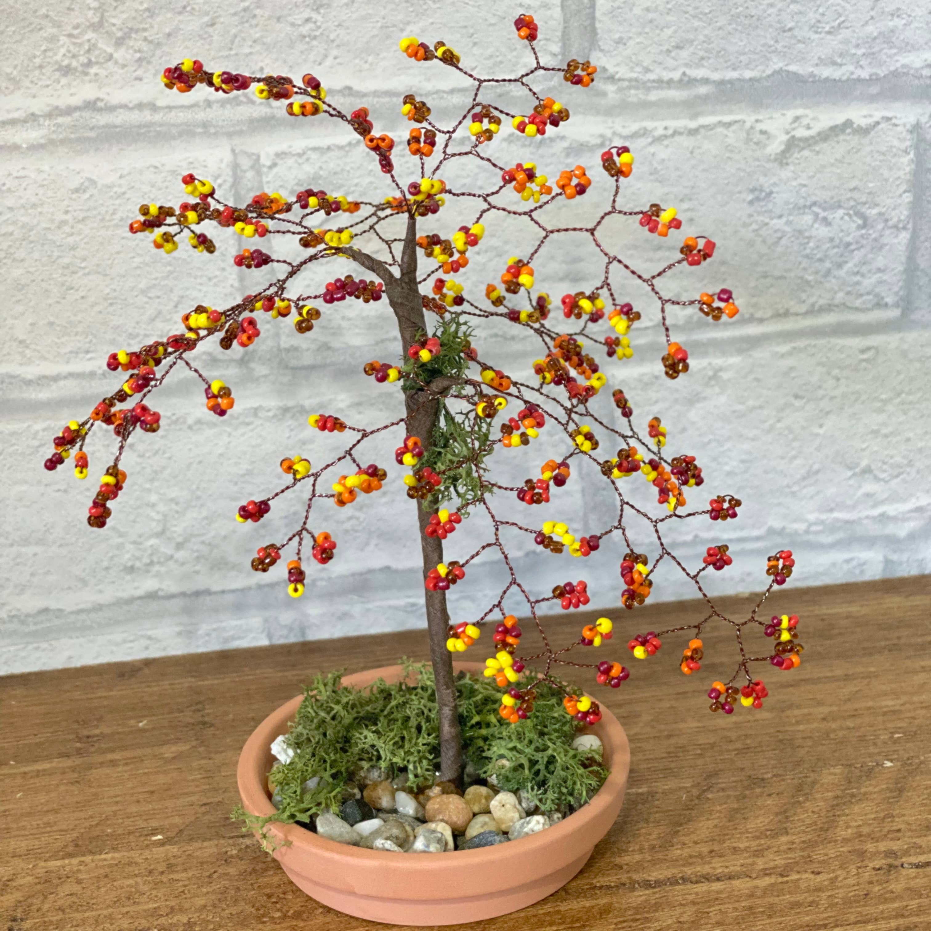 The Beaded Garden - Wholesale DIY Craft Kit - Autumn Bonsai Tree Craft Kit for Adults. Creative Gift.1