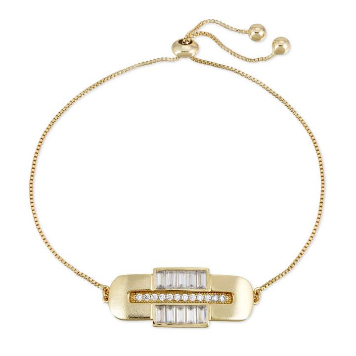 Bracciale Century Chain - Trasparente per la vendita all'ingrosso da parte di Glamrocks Jewelry