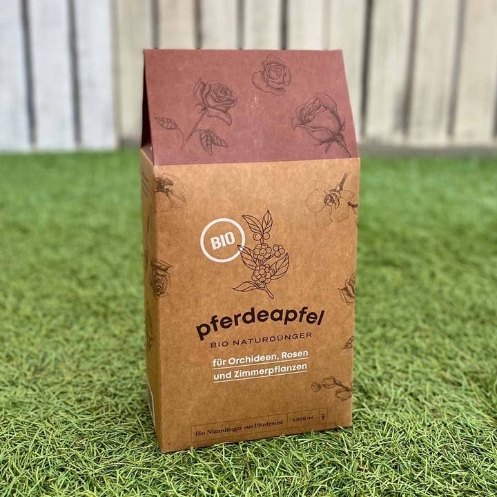 Natural fertiliser for roses, orchids and houseplants including lavender 1 liter for wholesale by Pferdeapfel - Wir lieben Pflanzen