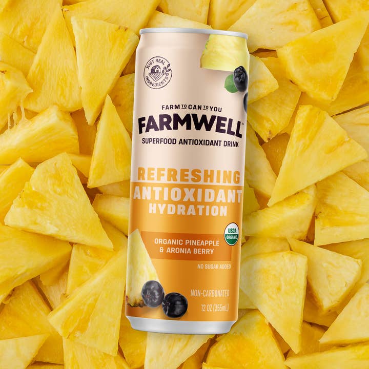 Farmwell Drinks - Wholesale Flavored/Infused Water (Non-Carbonated) - Organic Pineapple & Aronia Berry - 12 Pack4