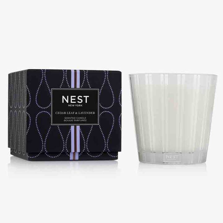 Cedar Leaf & Lavender Candles for wholesale by Visually Rich Home