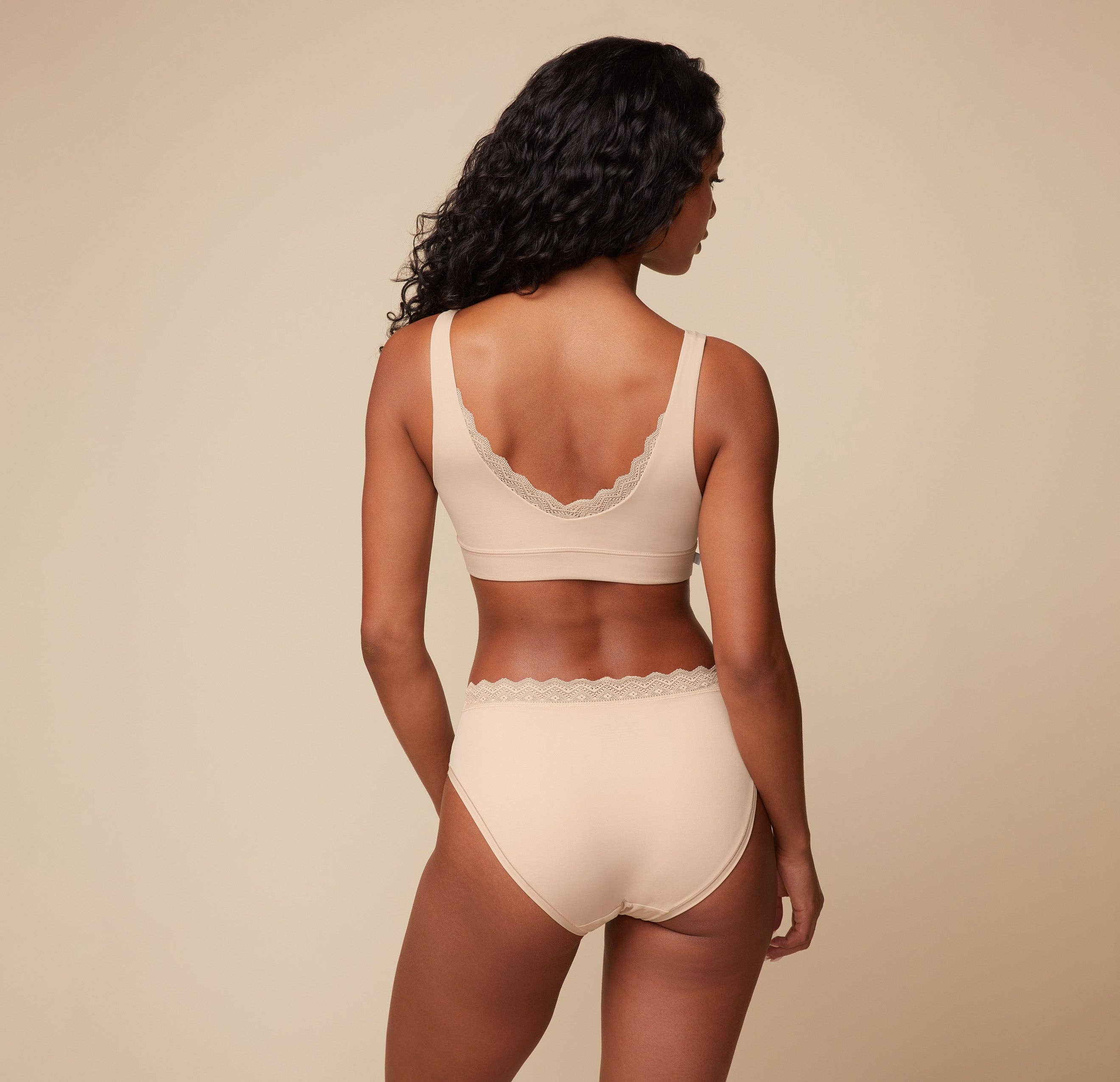 Bliss Lace Bralette - Beige for wholesale on Faire5