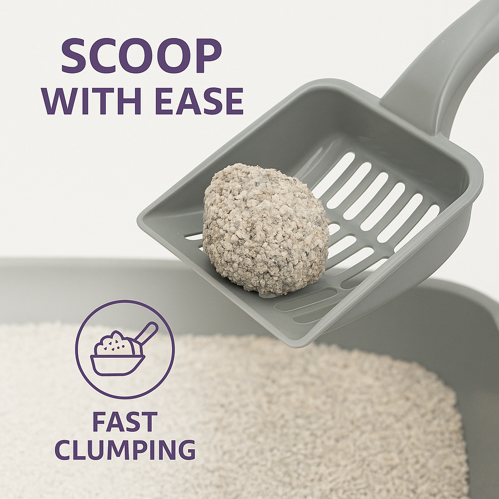 Pawfect Premium Cat Litter – wholesale Cat litter – Lavender Scented Clumping Cat Litter–17.2 lb / 9L, Dust-Free8