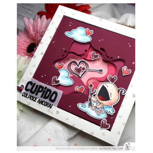 Impronte D'Autore - Wholesale Rubber/Decorative Stamp - Clear polymer stamps Cupid5