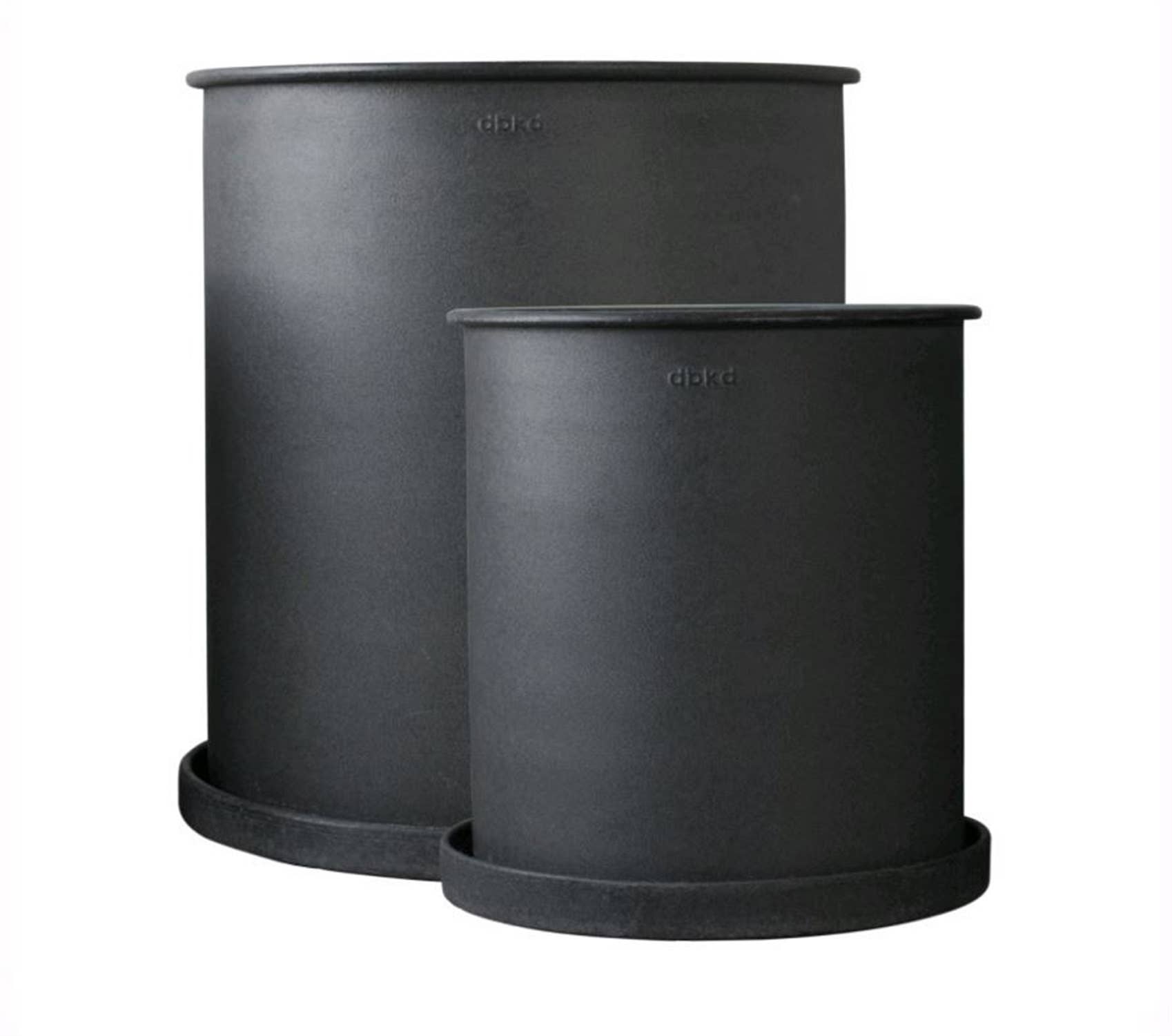 Plant Pot 2-set black for wholesale on Faire