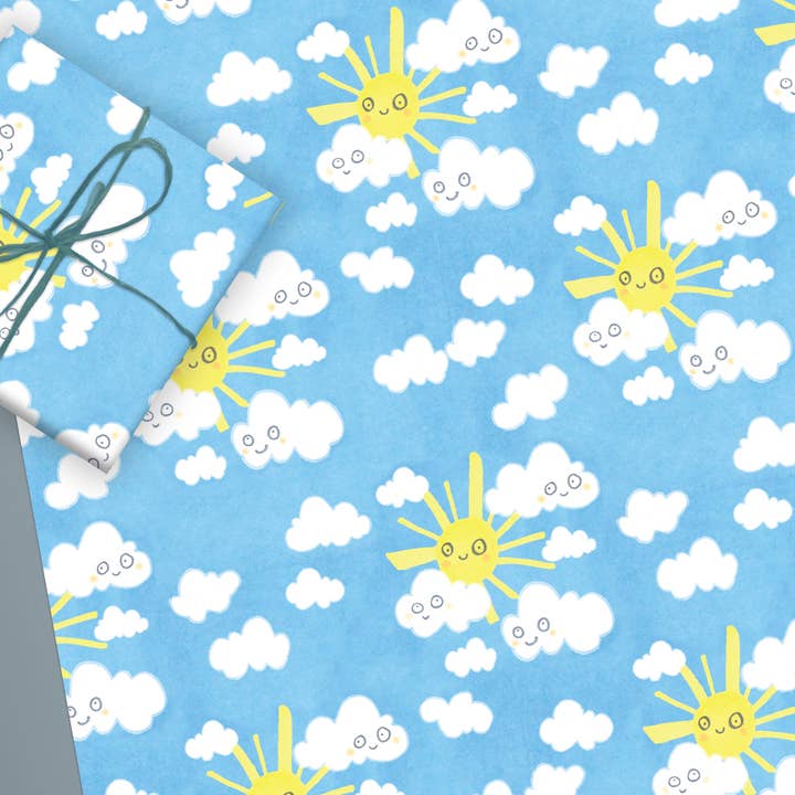 Jo Clark Design - Wholesale Flat Wrap - Happy Sunshine Flat Sheet Wrap