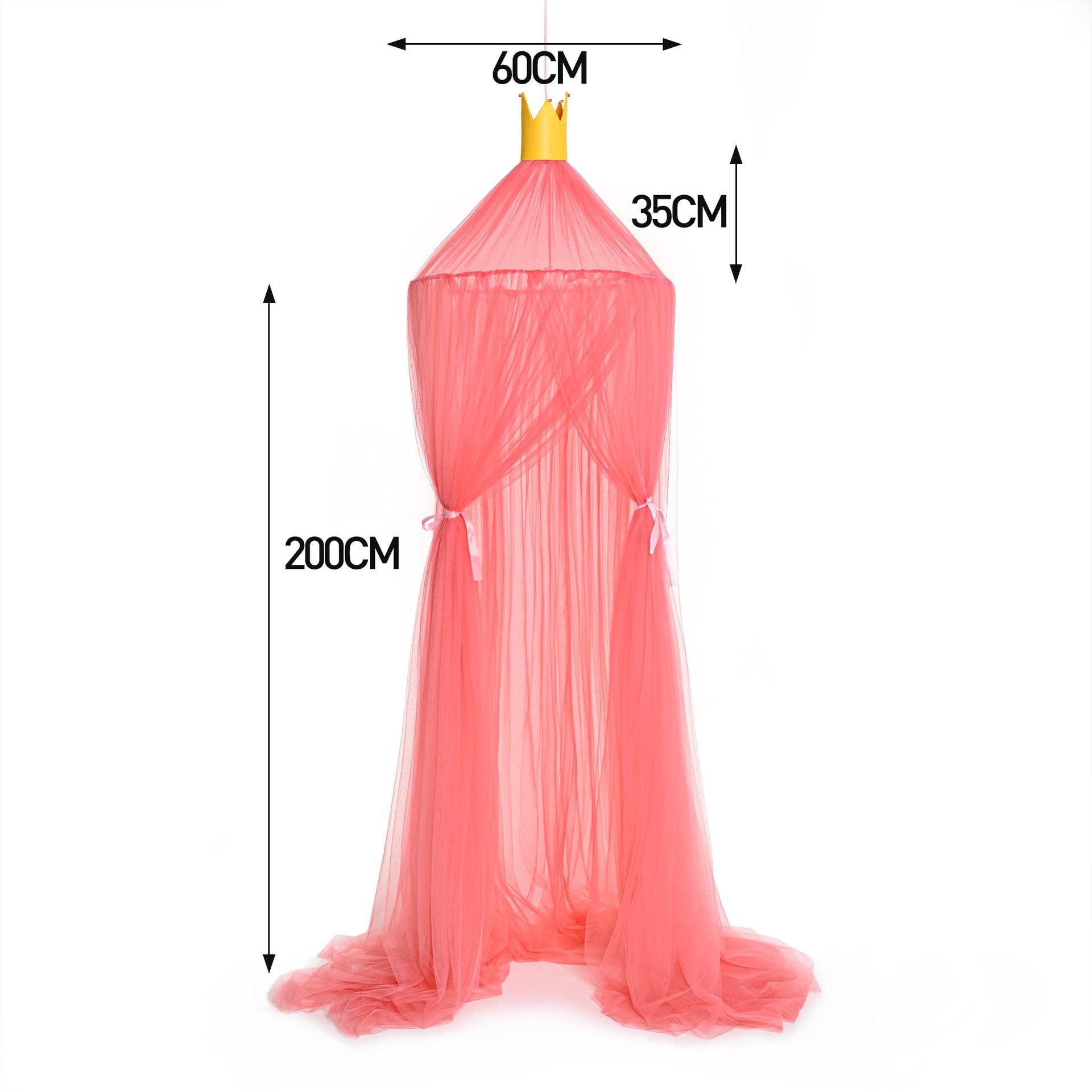 MyKids-USA® - Wholesale Bed Canopy - Kids & Baby - Children’s Room Round Top Baby Crib Mosquito Net, Trendy Summer Palace-Style Bed Canopy, Installation-Free Baby Mosquito Protection Cover5