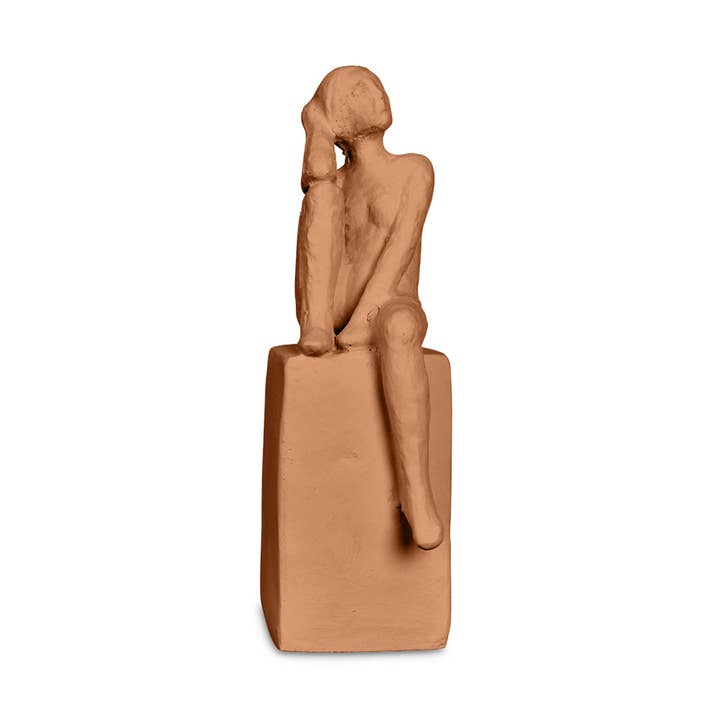 Damendekoration Amelie Terrakotta L6 P8 H20,5 cm für den Großhandel von Opjet Paris