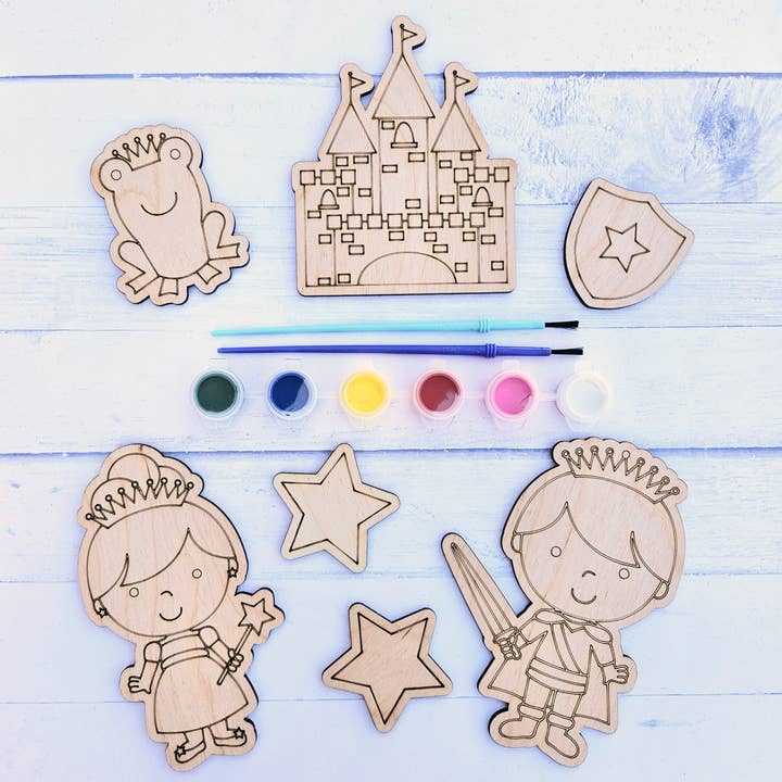 Princess Paint Kit for Kids for wholesale by Timber & Twine DIY