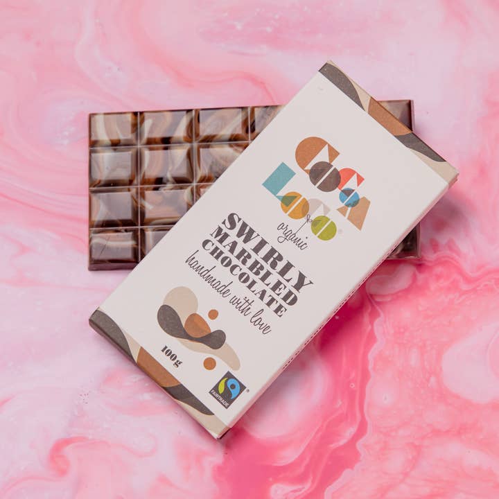 Cocoa Loco - Vente Barre chocolatée - Tablette de chocolat marbrée — 100g4