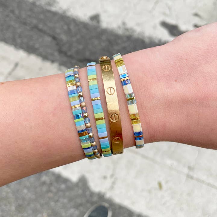 Myliu New York - Wholesale Beaded Bracelet - Sophie Tila Beaded Bracelet Stack1