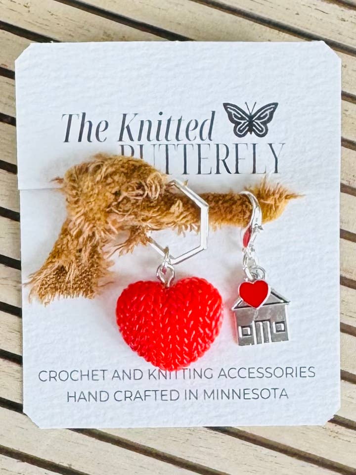 La maison est où le cœur est pour la vente par The Knitted Butterfly