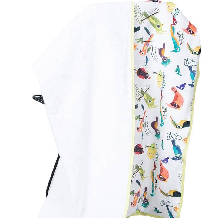 120 x 120 Muslin Cloth Sewn Piqué - Bird for wholesale by Andywawa