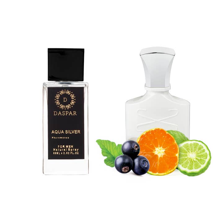 Daspar - Wholesale Perfume/Eau de Toilette - DASPAR AQUA SILVER MEN PERFUME WITH PHEROMONES 2.02 OZ