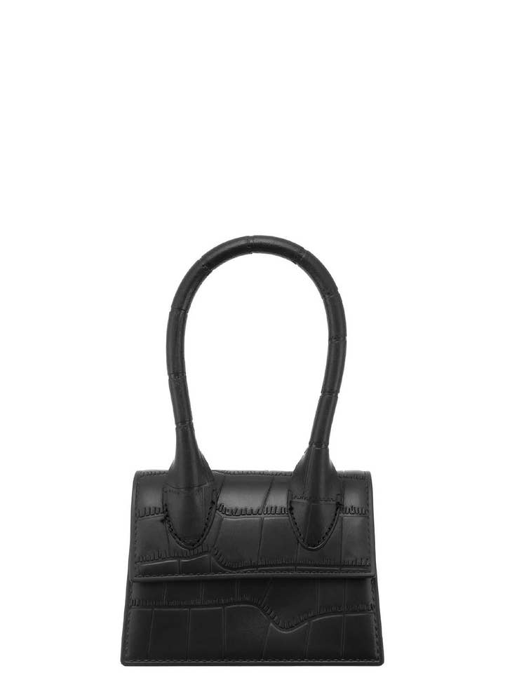 NEW Crocodile Style Mini Jelly Bag with Top Handle for wholesale by anbfashion