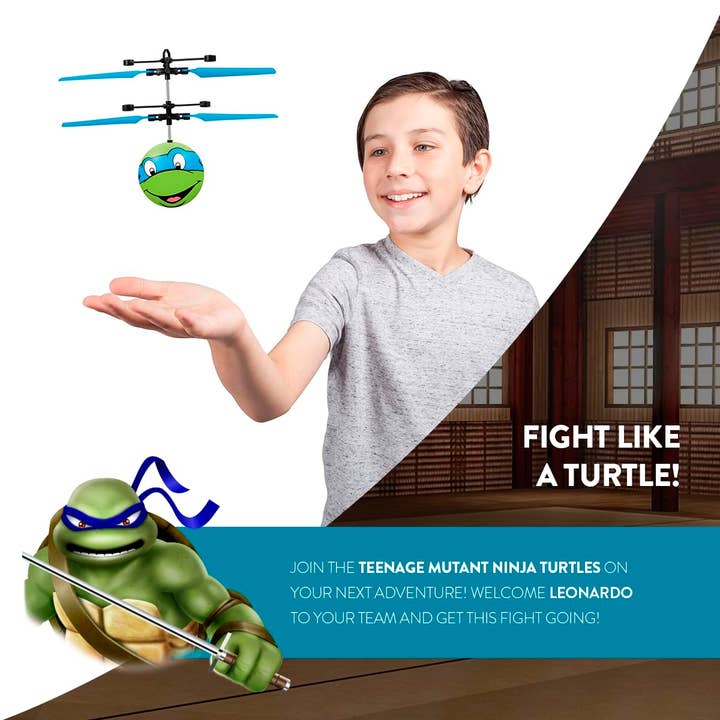 World Tech Toys - Wholesale Toy Plane - Kids - Nickelodeon TMNT Leonardo UFO Ball Helicopter4