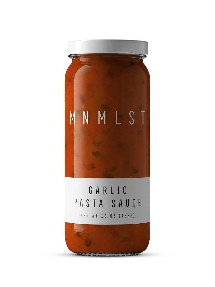MNMLST - Wholesale Pasta Sauce - Garlic Pasta Sauce
