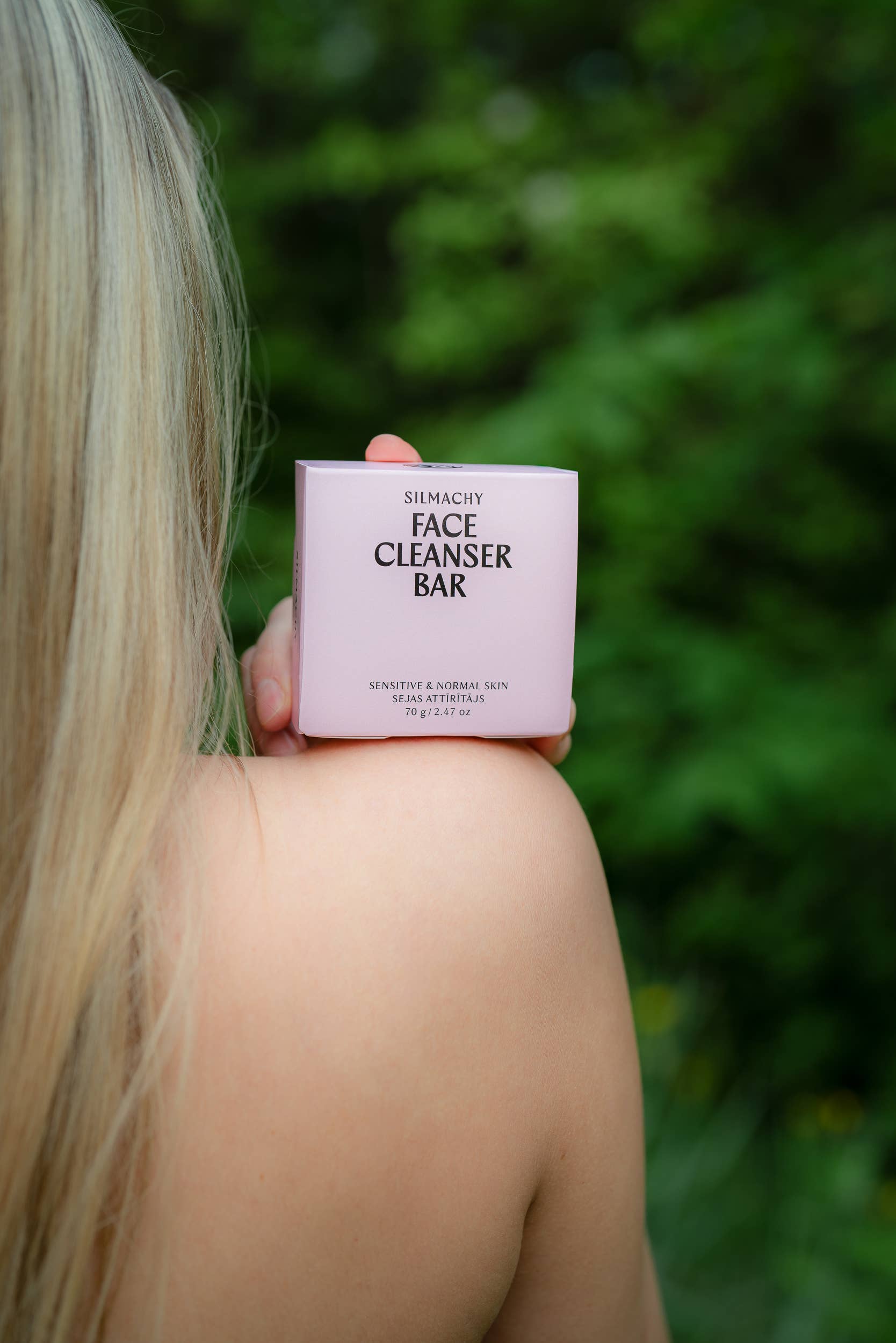 SILMACHY cosmetics - Venta al por mayor Limpiadores faciales - Barra limpiadora facial de arcilla rosa para piel sensible y normal3