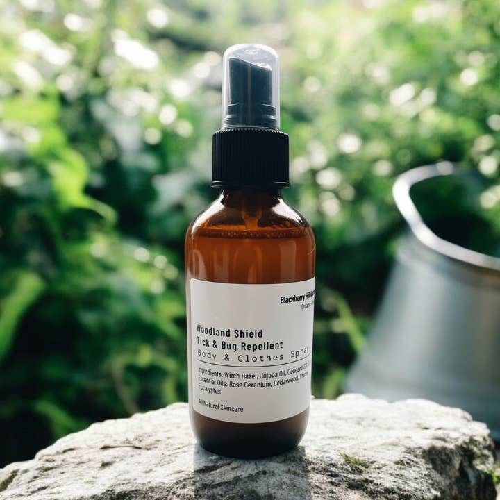 Woodland Shield Bug & Tick Spray for wholesale by Blackberry Hill Apothecary