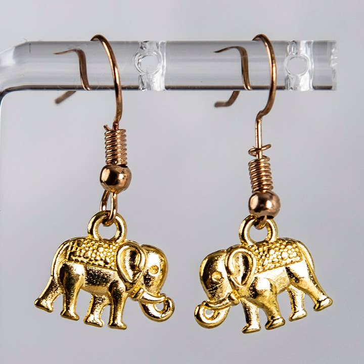 Mumu Beads - Wholesale Dangle Earrings - Classic Elephant Earrings0