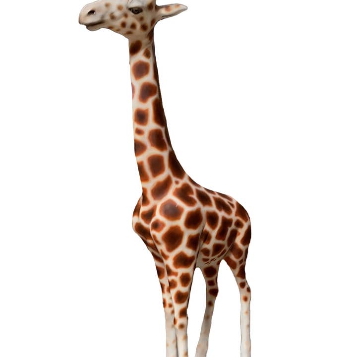 Walking Giraffe Life Size Statue for wholesale by LM Treasures