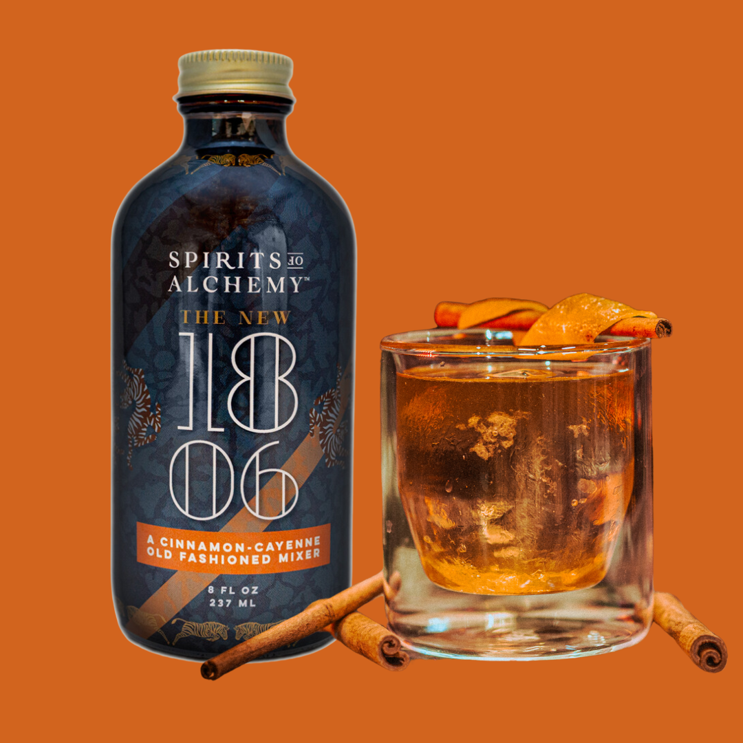 Spirits of Alchemy - Wholesale Cocktail Mix/Syrup - The New 1806 Spicy | Old Fashioned Cocktail Mixer | Gift6