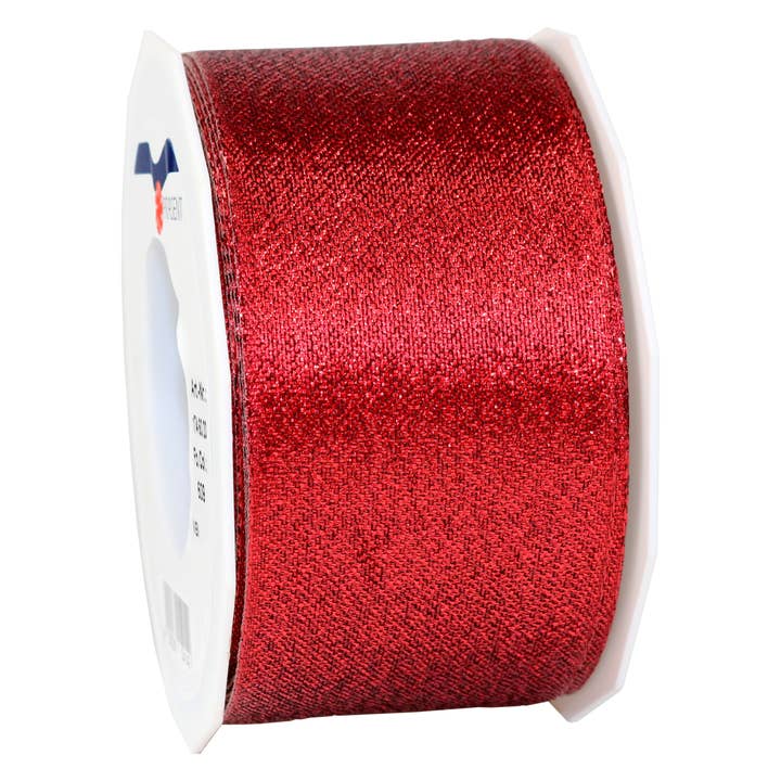 Morex Ribbon - Wholesale Ribbon - Gift Wrapping - #174 Wien Metallic Gold, Silver or Red Ribbon19
