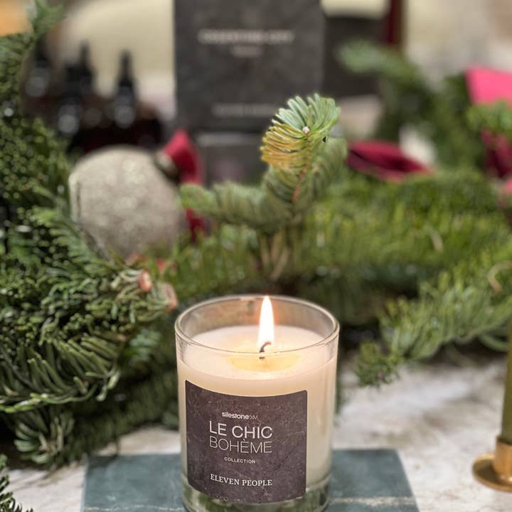 ELEVEN PEOPLE - Wholesale Jar/Filled Candle - White Label Candle Clear Glass Jar