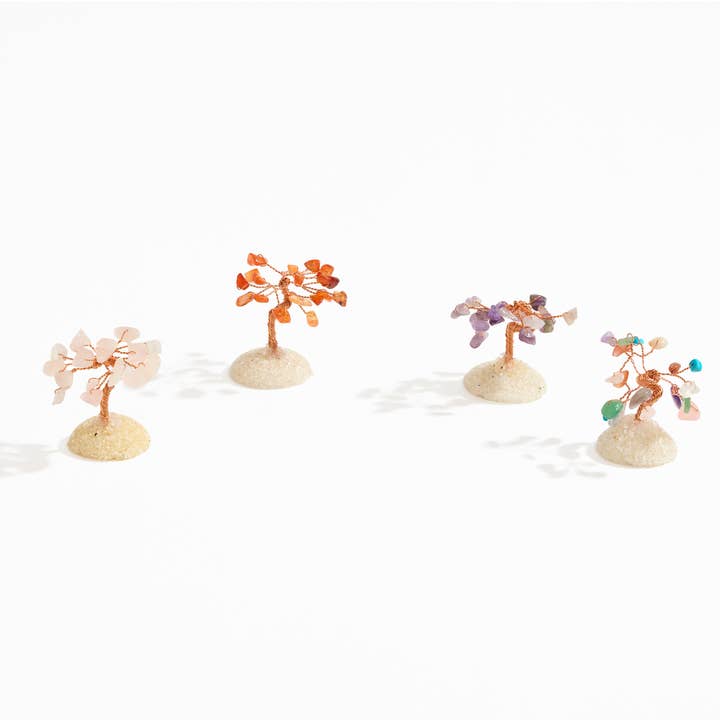 Mini Crystal Gemstone Tree Assortment for wholesale by GeoCentral