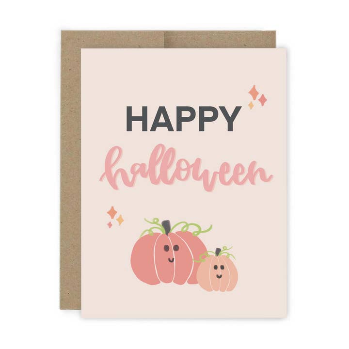 Happy Halloween Greeting Card for wholesale by Holyome Design Co.