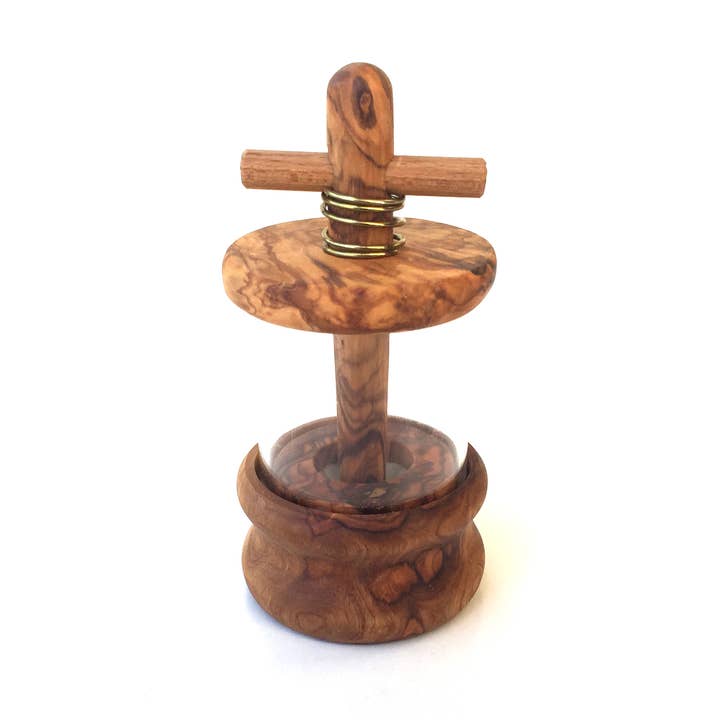 herb grinder Ø 6 cm transparent made of olive wood and other Purchase Wholesale herb grinder for spices. Free Returns & Net 60 Terms on Faire trending on Faire.