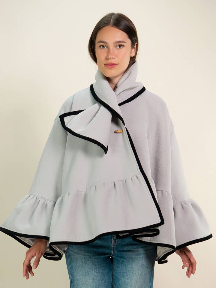 Dzidra Wool Cape for wholesale by Kristinit