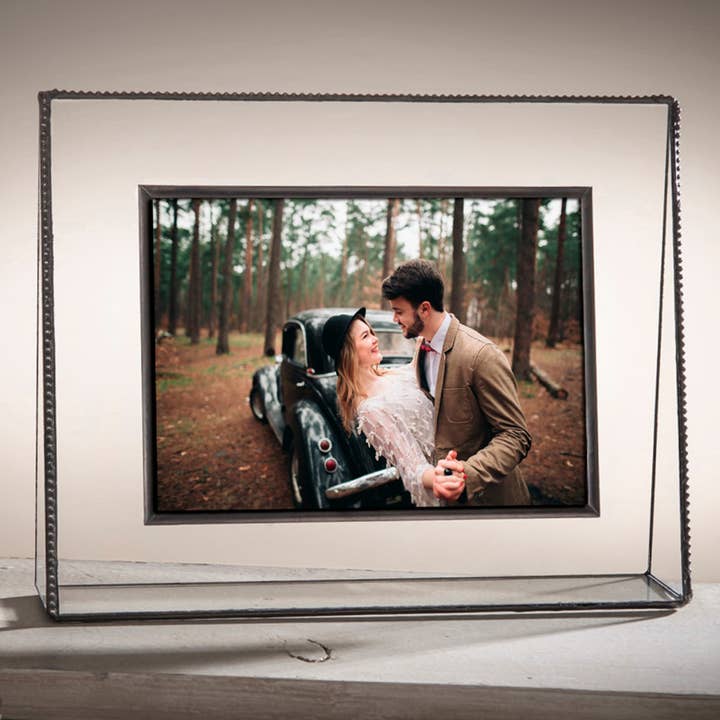 J Devlin Glass Art & Bert Anderson Collection - Wholesale Picture Frame - Beaded Glass Picture Frames 8x10 5x7 4x6 By J Devlin Pic 319