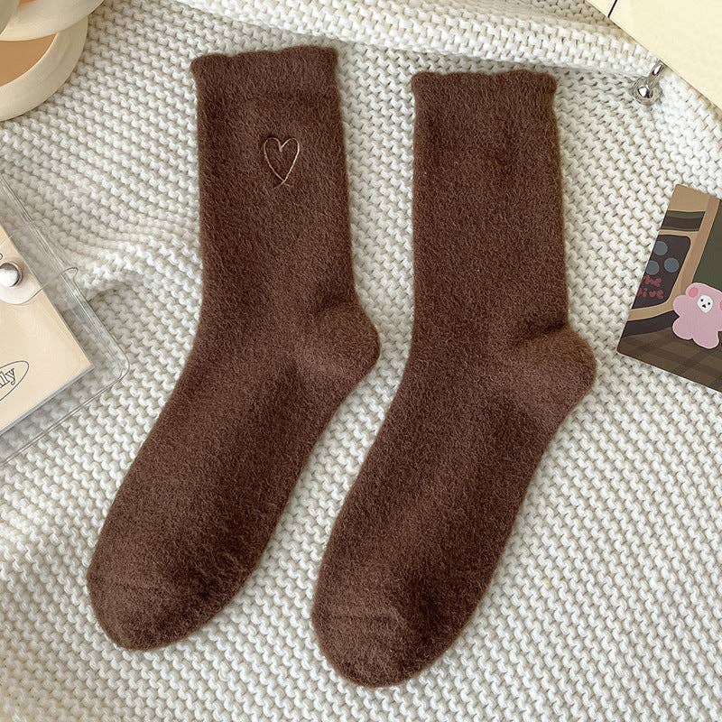 Gohobi （We cover U.S. import duties） - Wholesale Socks - Women's - Gohobi Warm Velvet Heart Socks5