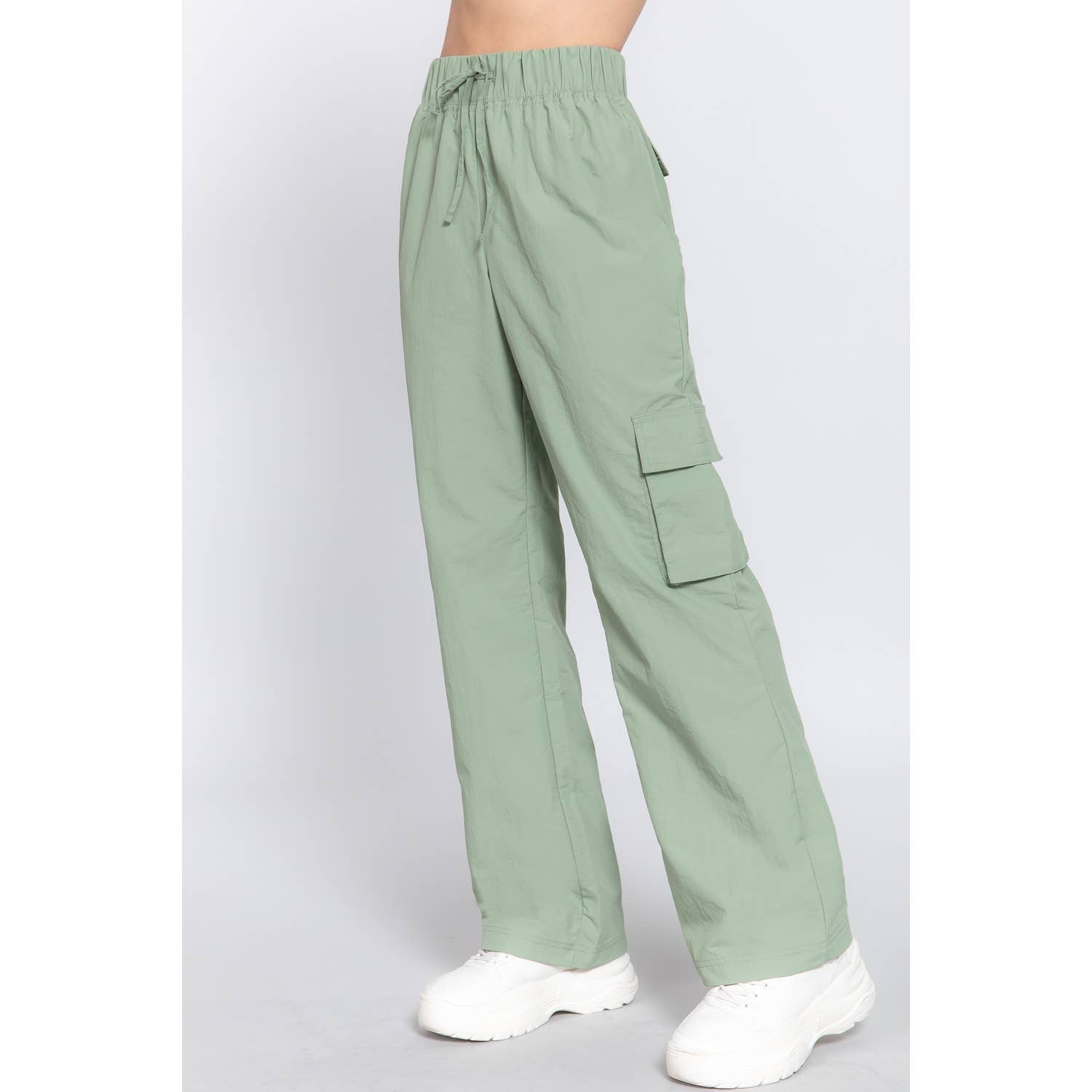 Apolline - Wholesale Pants - Women's - WAIST ELASTIC CARGO PARACHUTE PANTS5