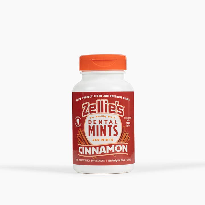 Zellie's - Wholesale Mints - Zellie's Xylitol Dental Mints - Cinnamon 250ct Jar